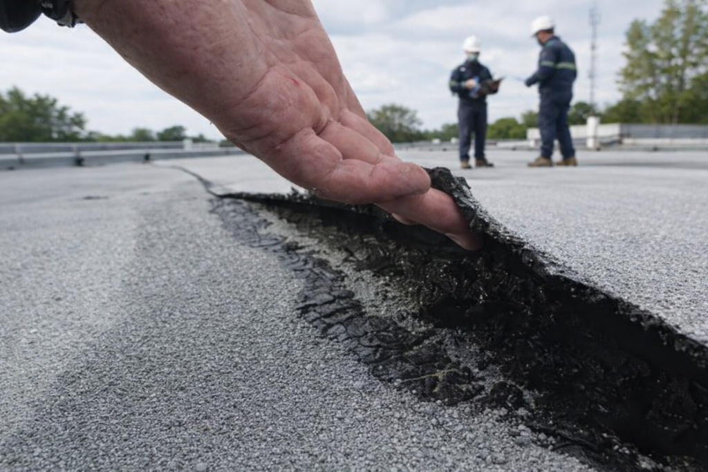 dakinspectie grond dakservice dakinspectie in uitvoering